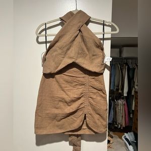 Halter top and skirt set